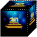 3d colorful android application logo